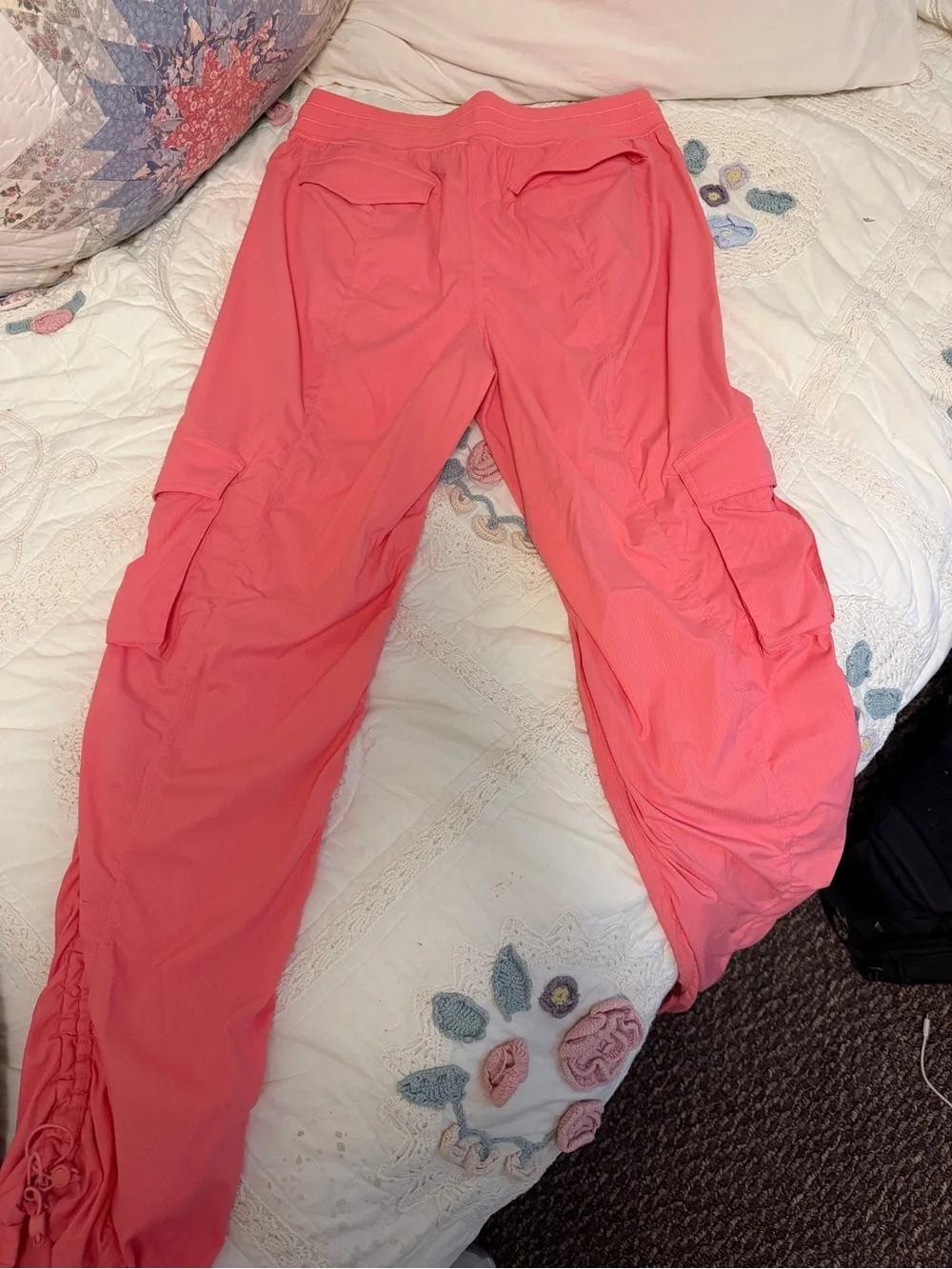 Lululemon Glaze Pink Dance Studio Relaxed-Fit Cargo Pants - Coral/pink